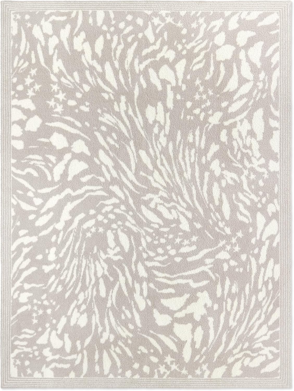 Barefoot Dreams® CozyChic® Star Animal Throw, Cream-Sandstone, 54"x72"