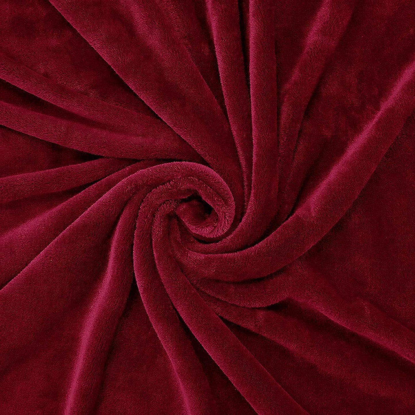 Polar Fleece Throw Blanket for Couch, Twin Bed, Chair, Kids, Adults, Pets 50x60 Soft Cozy Reversible Throw Blanket (Brick Red)