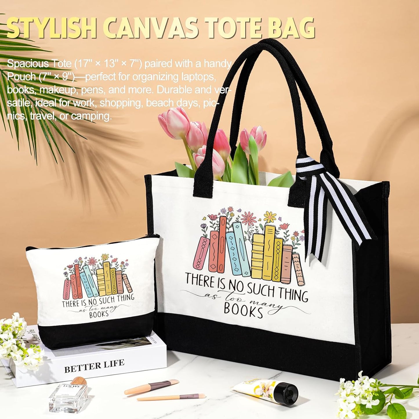 Book Lover Gifts for Women, Bookish Gifts w Reading Accessories, Books Club Gift for Readers and Bookworms Women Birthday Gift for Book Lovers, Librarians, Teachers