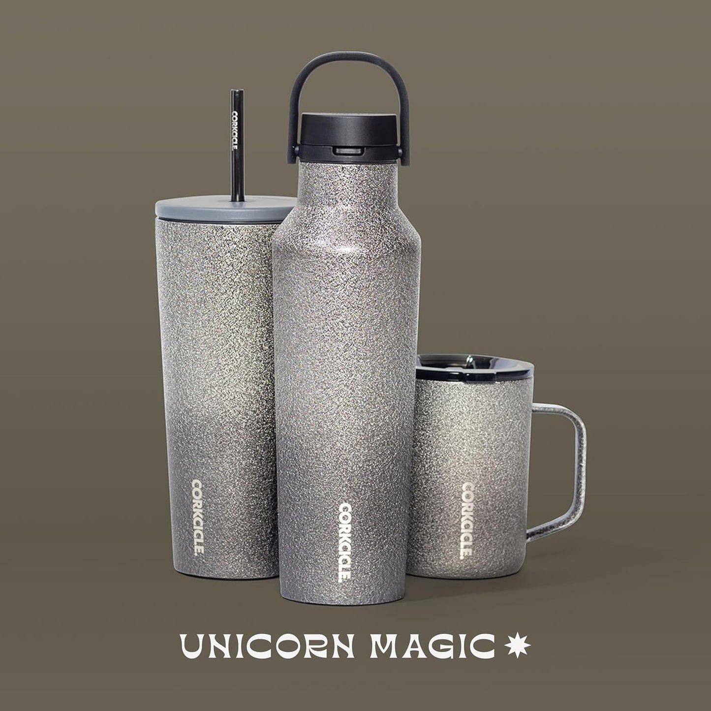 Corkcicle Classic Coffee Mug - Triple Insulated Stainless Steel for Travel - Shatter-Proof Lid - Keeps Drink Hot Over 3 Hours - Holiday Mug Gift - Great for Gifting Warmth - 16 oz - Steel Shadow
