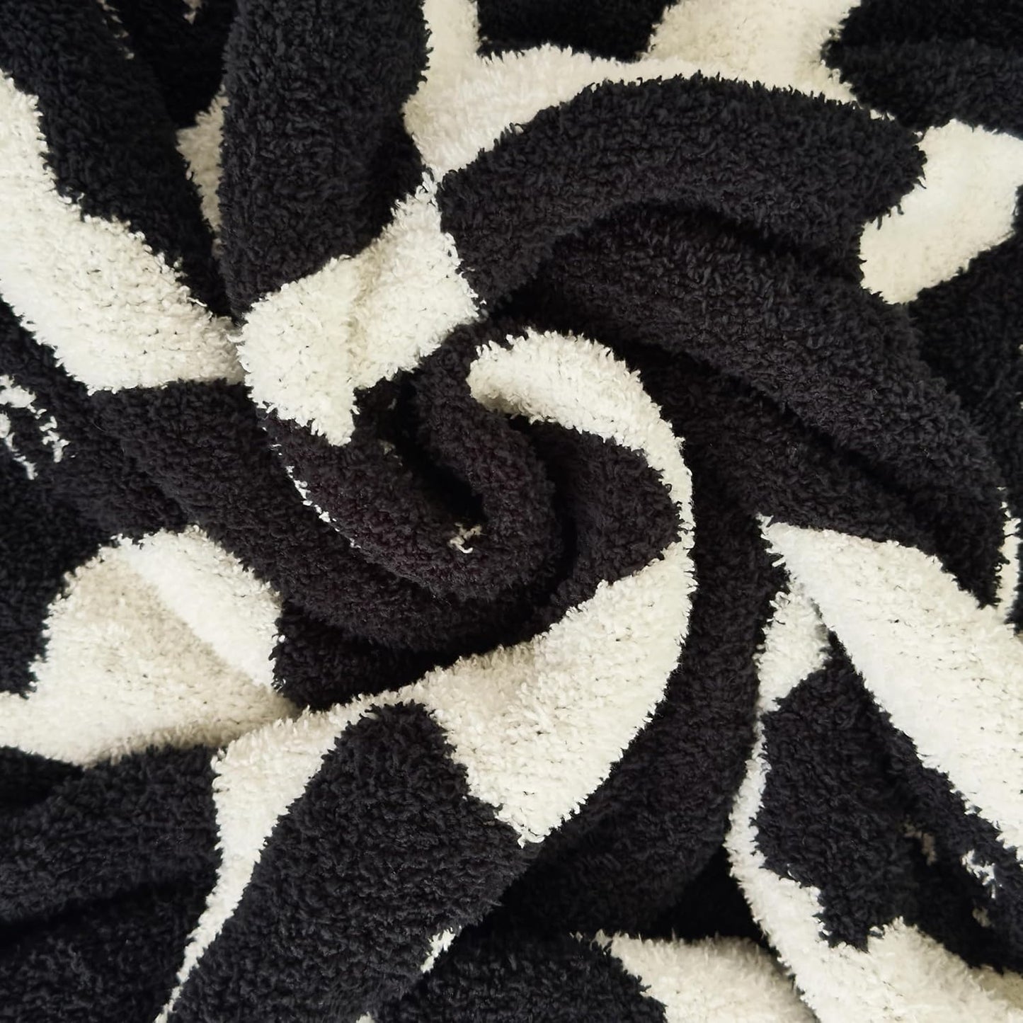 Ultra Soft Cozy Microfiber Black Skull Ghost Halloween Knitted Throw Blanket Fluffy Fuzzy Double Sided Lightweight Warm Camping Travel Bed Blanket for Couch Sofa 50x60 Inches (Ghost 2 Black)