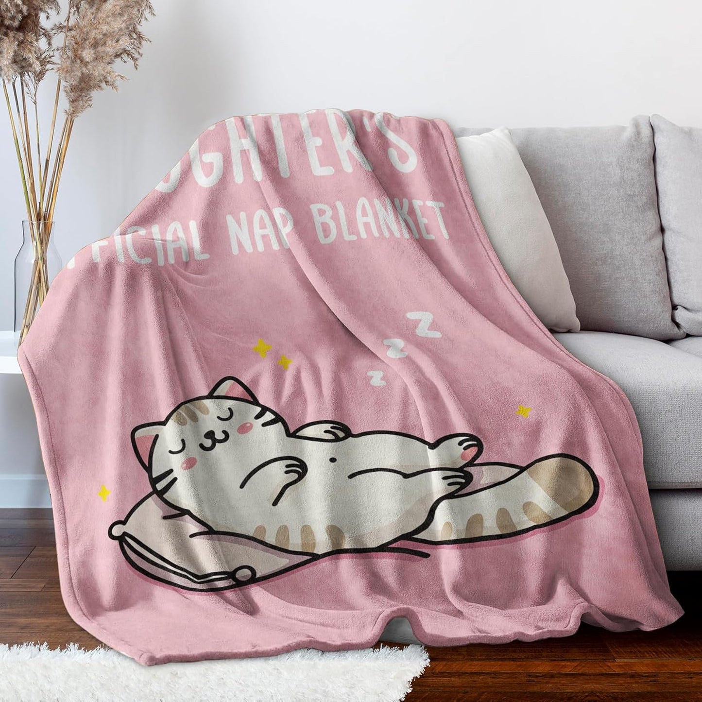SteadStyle Daughter Gifts from Mom Dad, Gifts for Daughter Blanket, Idea Daughters Birthday Gift, Present Ideas for Graduation, Wedding, Mothers Day, 80"X 60"