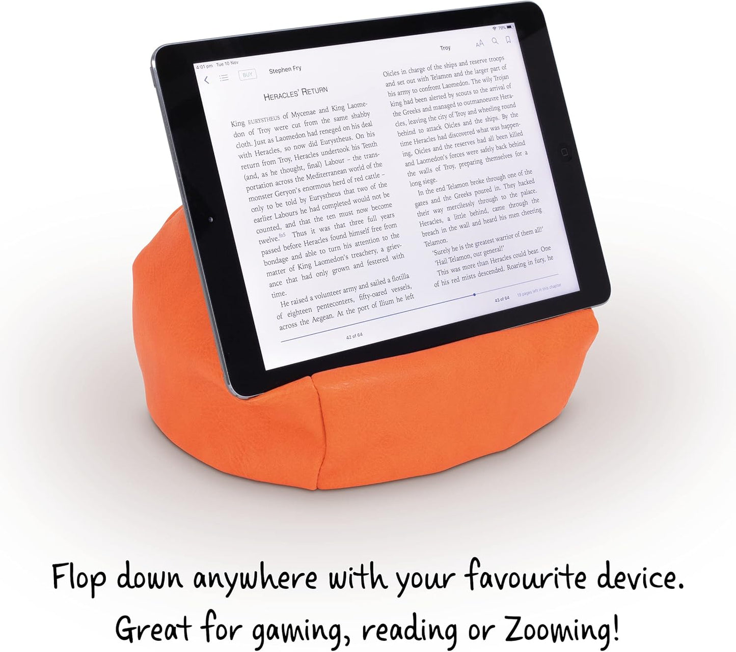 IF Bookaroo Bean Bag Reading Rest - Orange