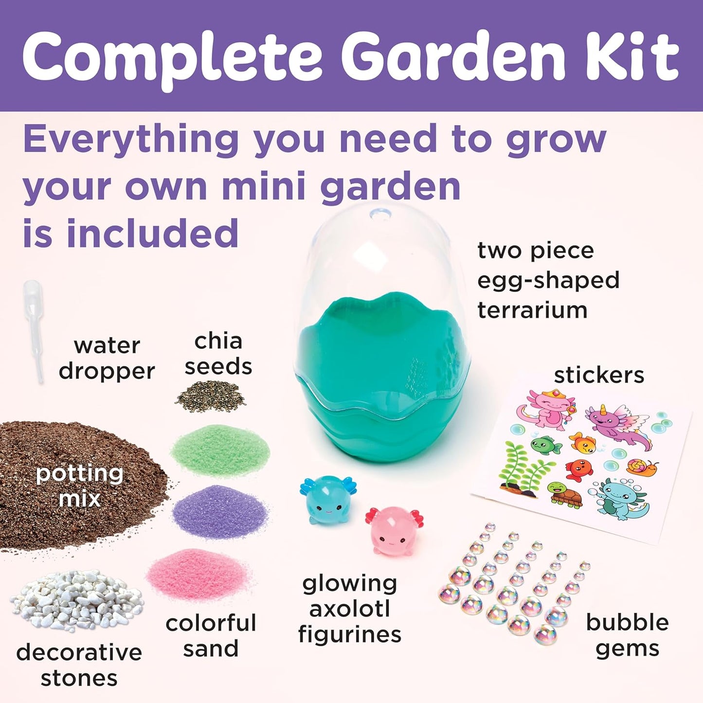 Creativity for Kids Mini Garden: Axolotl