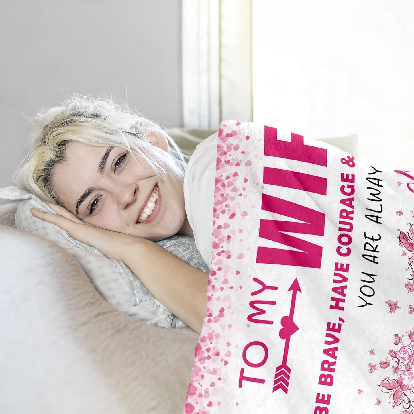 Anniversary Wedding Gifts for Women - Wife Birthday Gifts from Husband - Mothers Day Blanket Gift for Wife - Christmas & Valentines Day Romantic I Love You Gift for Her - to My Wife's Blanket 50"x60"