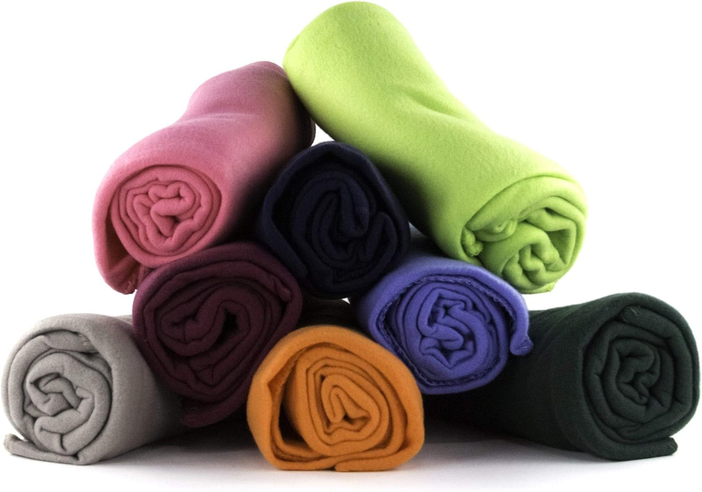 Imperial Home Soft Fleece Throw - 50x60, Cozy Blanket for Couch, Bed, Travel, Any Room (Assorted Colors)