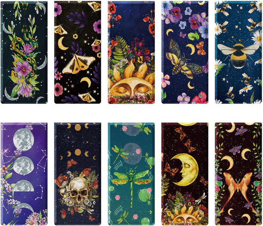 30 Pcs Magnetic Bookmarks,Tarot Magnetic Bookmarks for Book Lovers Women Men, Gifts for Christmas Reading Lovers, Magnet Bookmark Clips for Teachers Students(3.94 x 1.18 in)