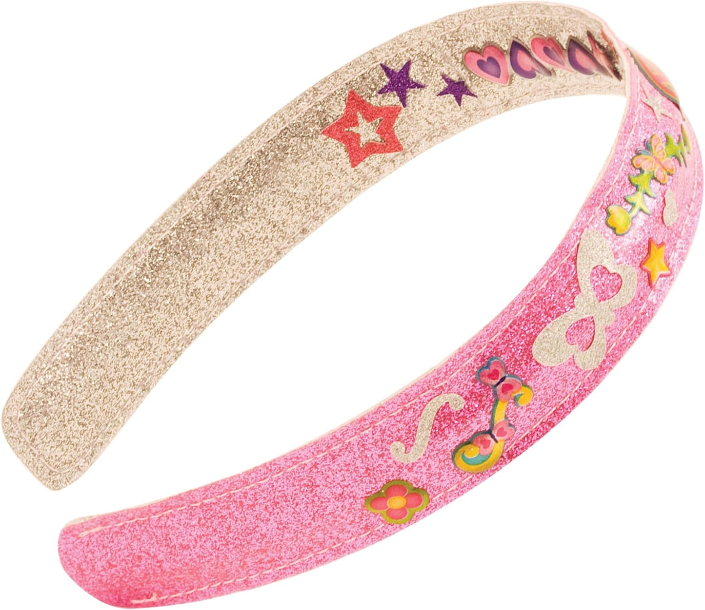 Melissa & Doug Design-Your-Own Headbands Jewelry-Making Kit with 50+ Stickers