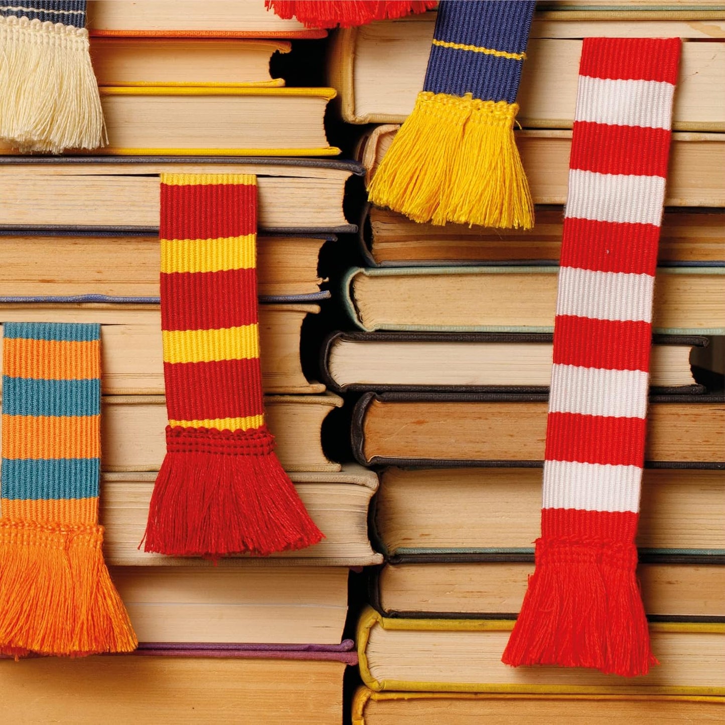 IF USA 32906 Book Scarf Bookmark - Red & White
