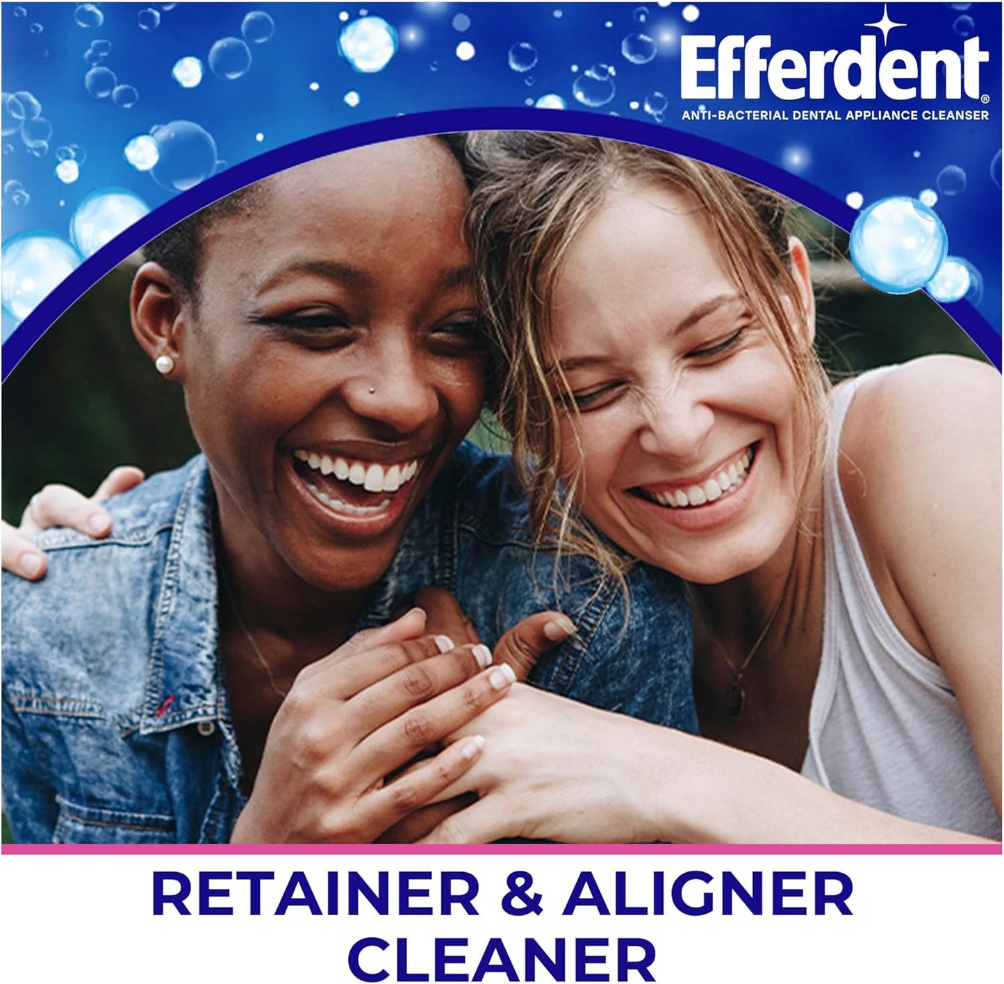 Efferdent Denture Cleaner Tablets – Dental Appliances, Aligners, Mouth Guard, and Retainer Cleaner Tablets, Minty Fresh & Clean, 126 Count