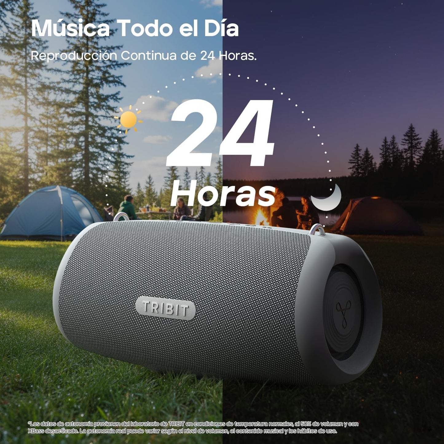 Tribit StormBox Lava Portable Bluetooth Speaker, 80W Loud Wireless Speaker, 24H Playtime, IP67 Waterproof, Bluetooth 5.4, Custom EQ, XBass, Built-in Mic, TWS Pairing for Camping/Beach/Party/Outdoor