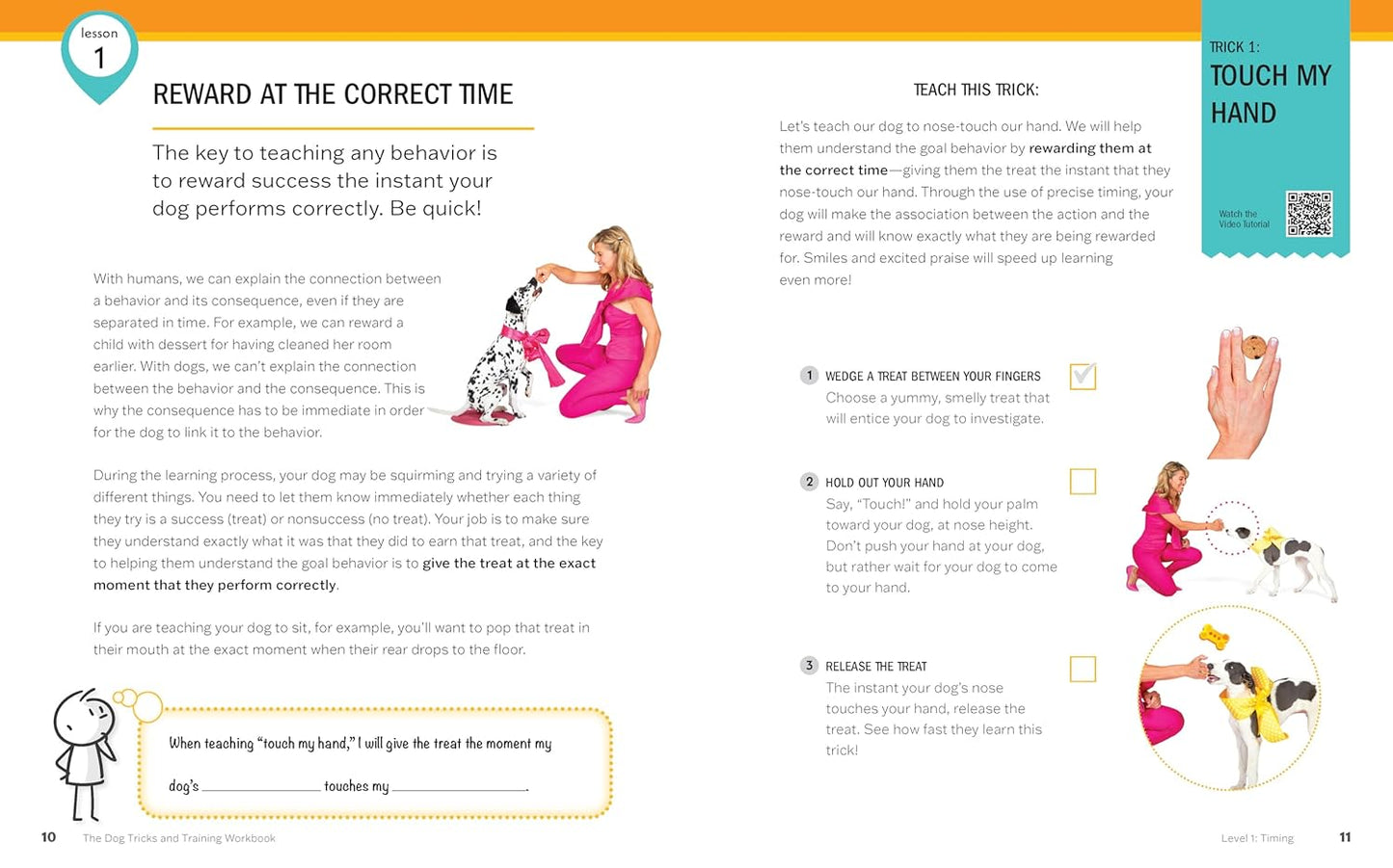 The Dog Tricks and Training Workbook, Revised and Expanded: A Step-by-Step Interactive Curriculum to Engage, Challenge, and Bond with Your Dog