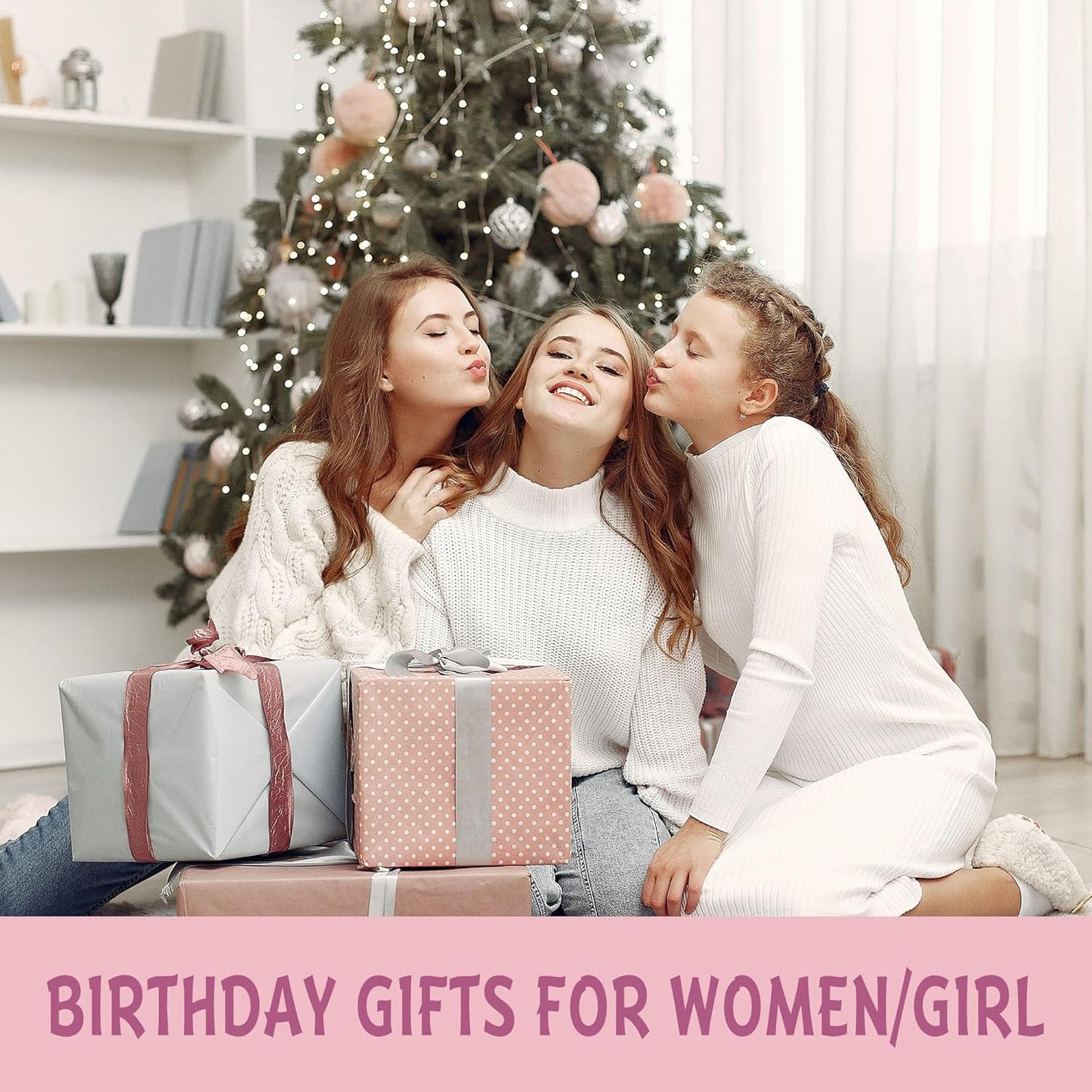 Lcobion Birthday Gifts for Women, Birthday Gifts for Woman Friendship, Gifts for Women Birthday Unique, Happy Birthday Blanket 50" X 60" for Her Woman Mom Wife Grandma Sister Friends Girls