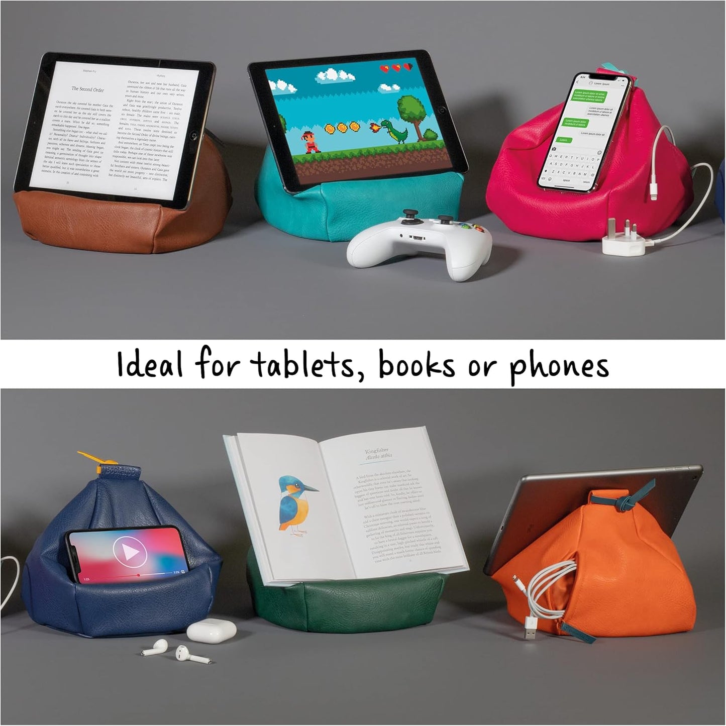 IF Bookaroo Bean Bag Reading Rest - Orange