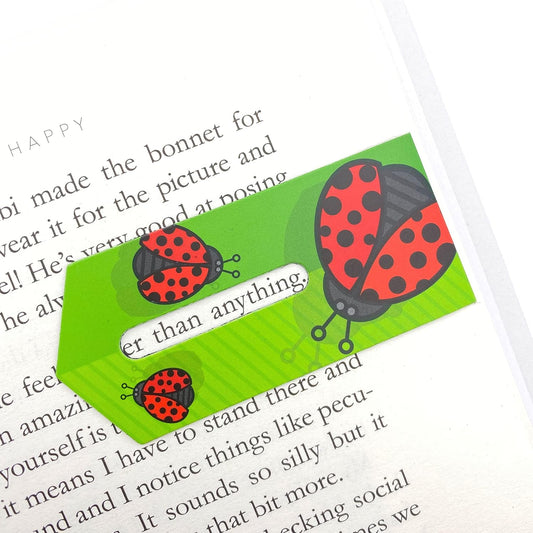 Linemarker Page Marker | Book Holder | Magnetic Bookmarks Set of 2 | Magnet Page Holder Clip for Reading | Book Marker | Gift Idea for Readers, Book Lovers (Bugs)