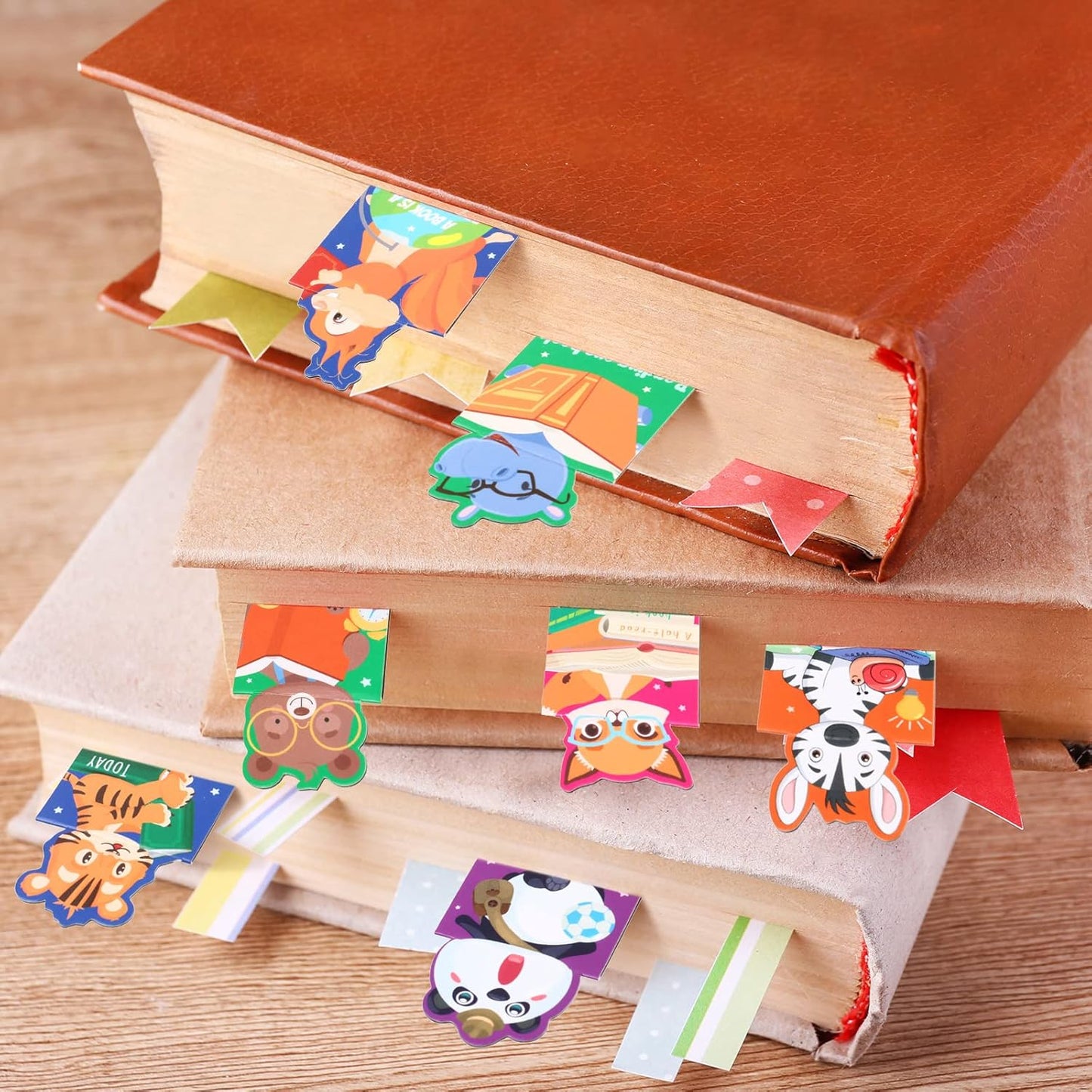 30 Pieces Cute Animal Magnetic Bookmarks for Kids Magnet Bookmark Clips Magnetic Page Marker Book Clips for Kid Student Teacher Reading Learning Supplies Party Favors