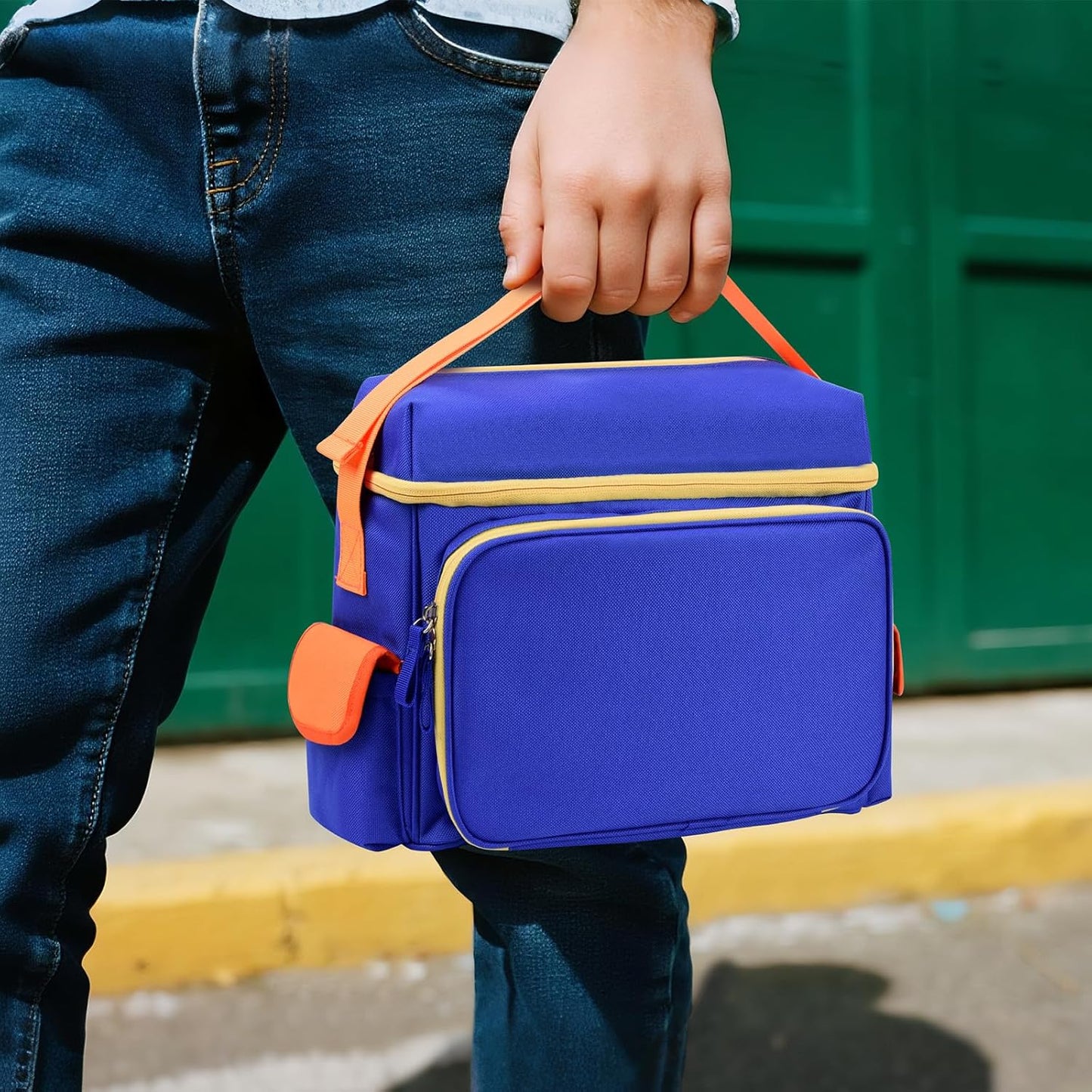 Carrying Case for Little Tikes Story Dream Machine, Travel Storage Bag for Story Books and Characters with Shoulder Strap, 2 Layers (Blue)