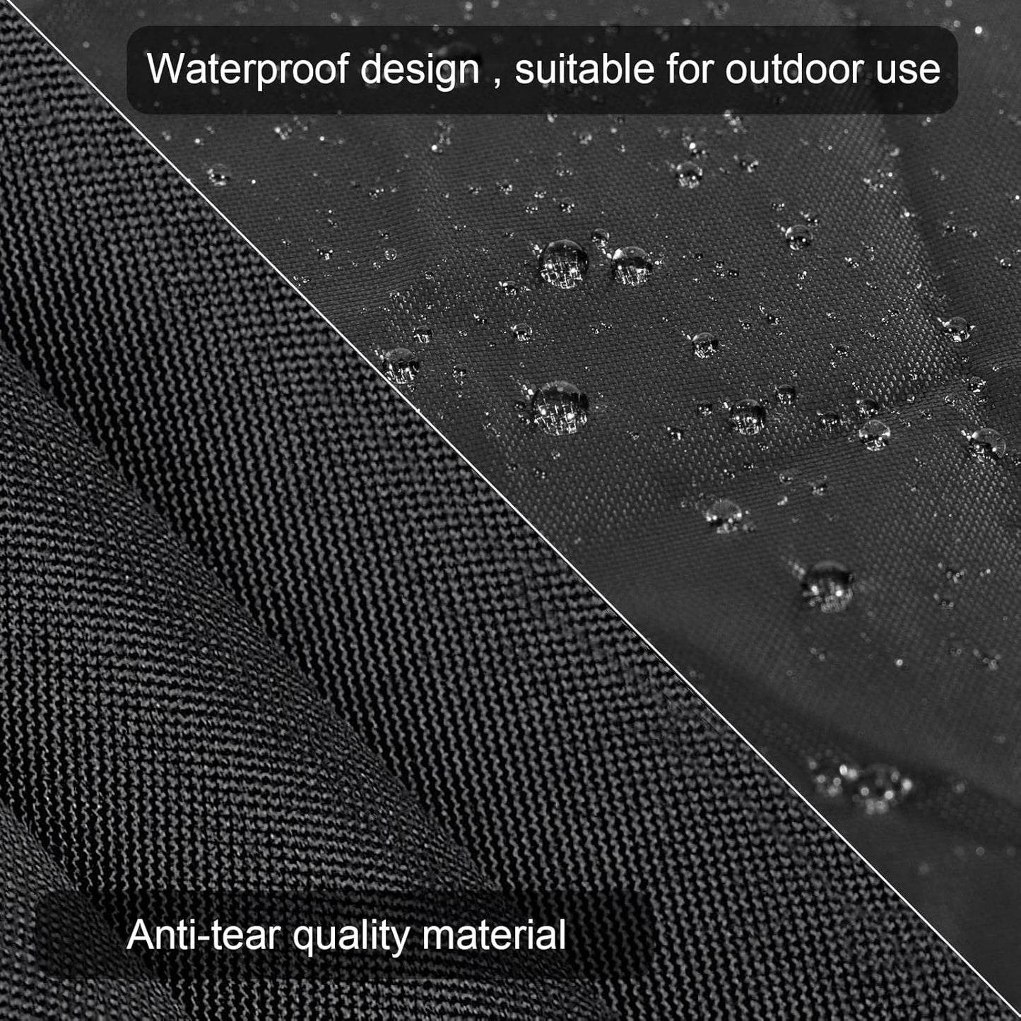 Wagon Cover,Wagon Covers Waterproof,Outdoor 600D Foldable Windproof Rain Collapsible Oxford Camping Transport Heavy-Duty Dustproof Accessories for Folding Canopy Trolley Cart (L:38''Lx23''Wx40''H)