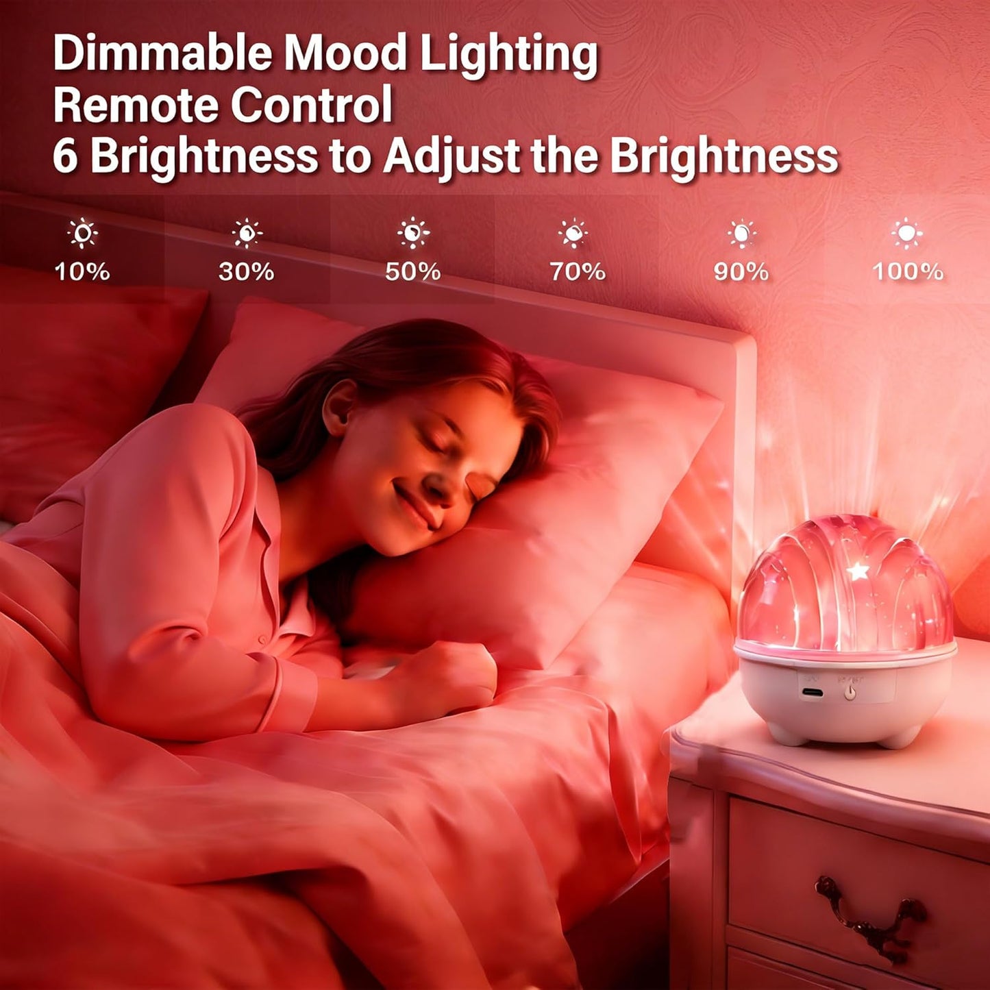 Rechargeable Northern Lights Projector, 16 Color Remote Aurora Galaxy Projector for Kids Teen Girl Gift, Rotating Dimmable Ocean Shower Lamp Mood Lighting for Room Bedroom Bathroom