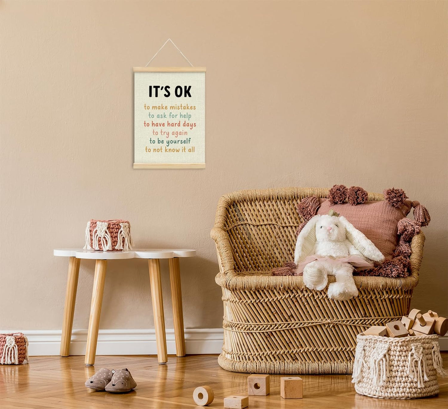 KDHTY Motivational Posters,Positive Affirmations Wall Decor,Inspirational Wall Decor,Kids Affirmation Wall Sign for Classroom Decoration,12x16 Inches