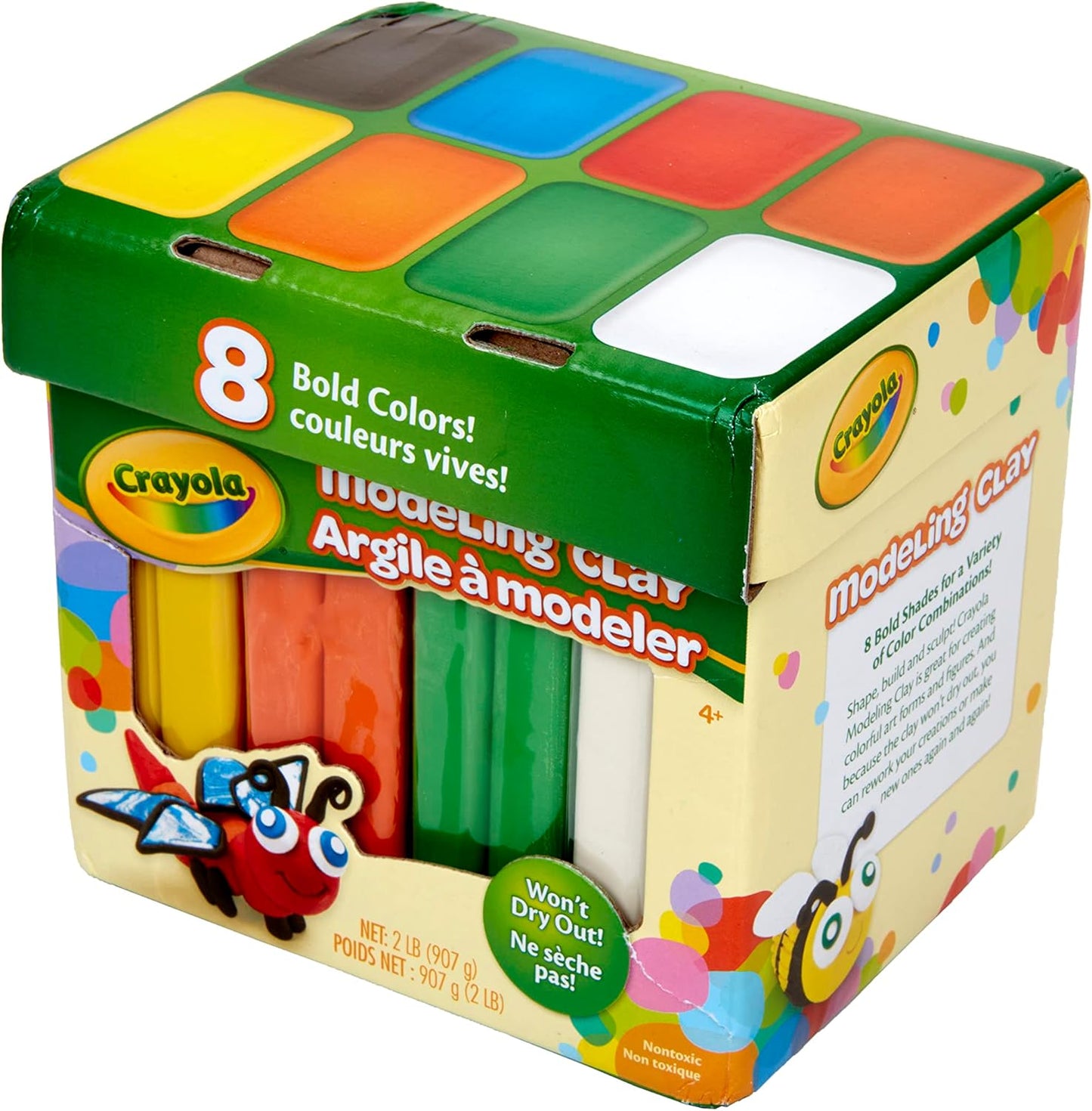 Crayola Modeling Clay in Bold Colors, 2lbs, Gift for Kids, Ages 4 & Up