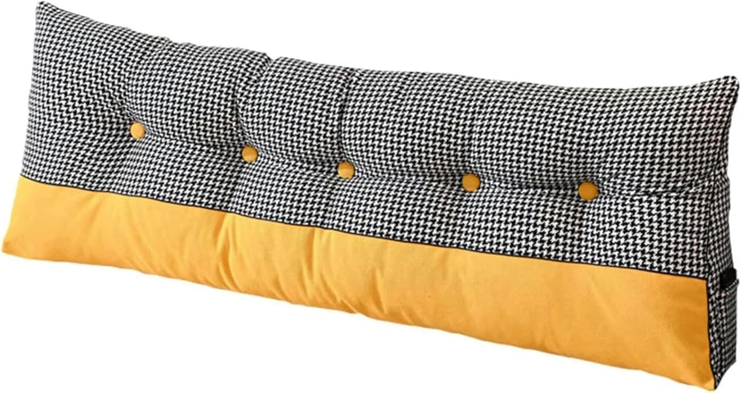 Triangular Headboard Pillow Twin, Wedge Bed Pillow Backrest Reading Pillow, Backrest Positioning Support Bolster Cushion