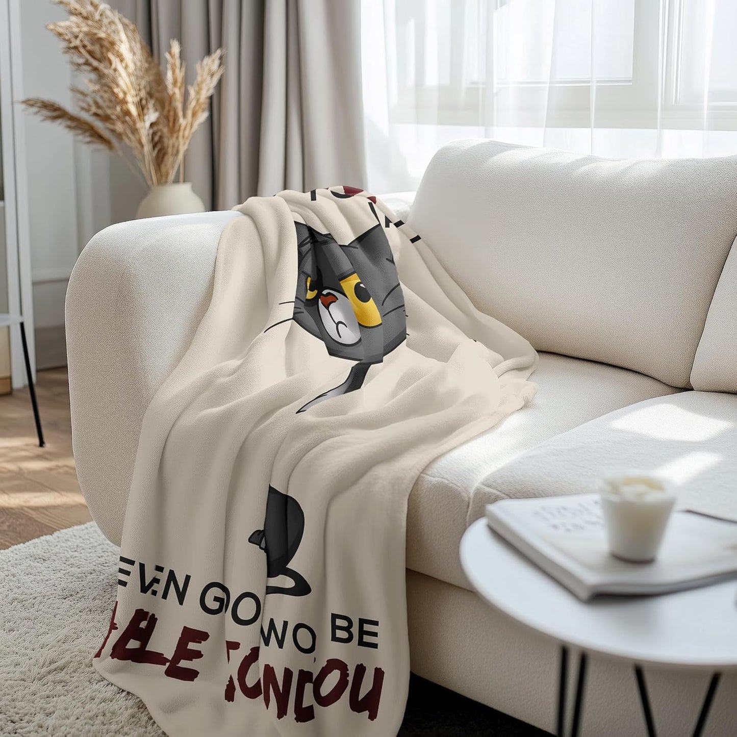 Gifts for Women, Funny Female Birthday Gifts for Women, Gift for Her, Mothers Day Christmas Cat Gift Blanket 50"x60"