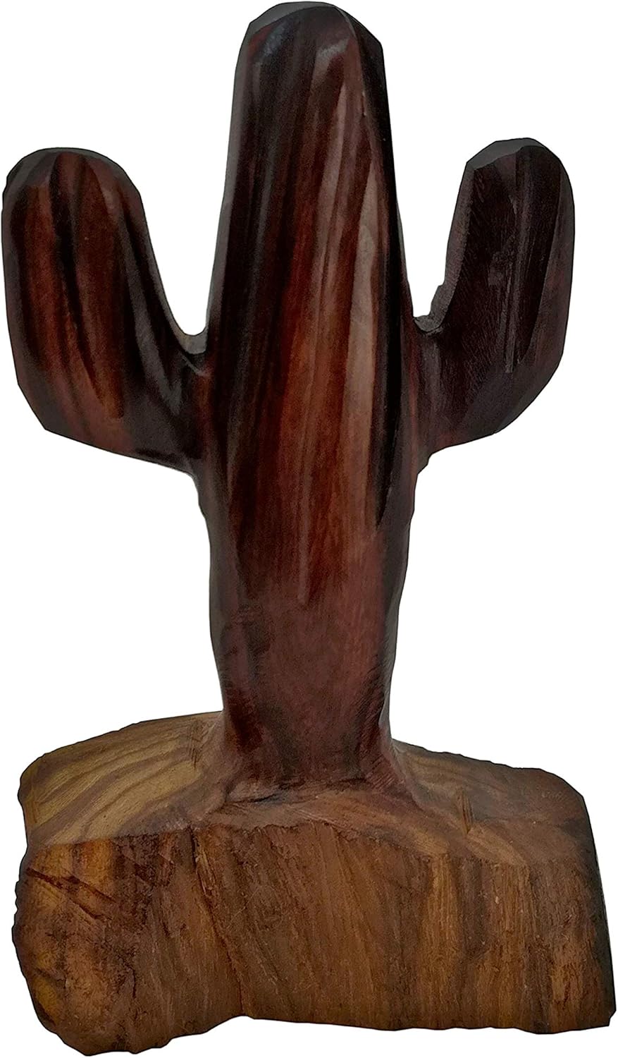 Cactus Decor - Hand Carved Wood Saguaro Desert for Home Decor - Handmade Wooden Sculpture - Old West Home Decor Southwest