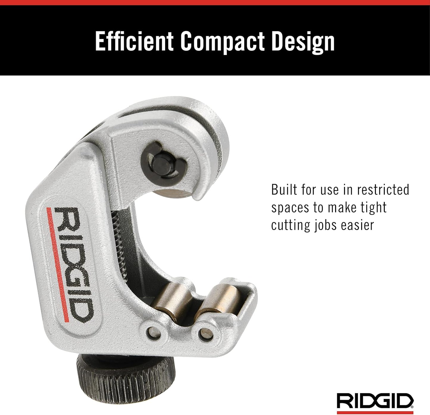 RIDGID 32985 Model 104 Close Quarters Tubing Cutter, 3/16-inch to 15/16-inch Tube Cutter