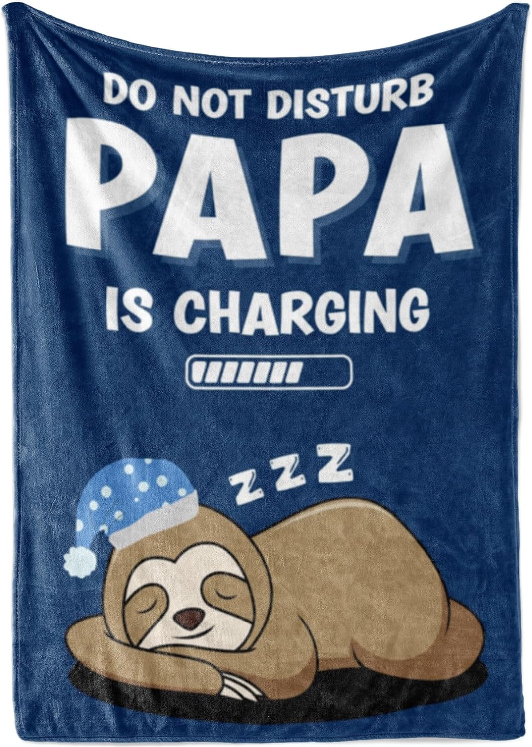 Papa Gifts from Grandkids, Grandchildren, Gifts for Grandpa, Throw Blanket for Grandfather, Presents from Granddaughters Grandsons for Father's Day, Birthday, Christmas - Charging (50 x 65 inches)