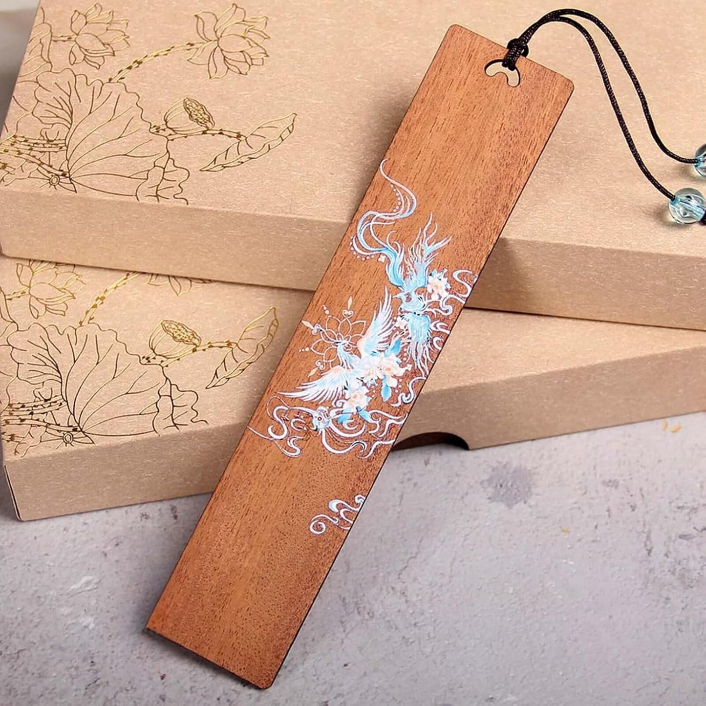 2pcs Wooden Bookmark,Handcrafted Wooden Bookmark for Reading Book Lovers, Natural Wood Vintage Bookmarks Book Accessories,Durable Page Markers for Reading Book Lovers Gift