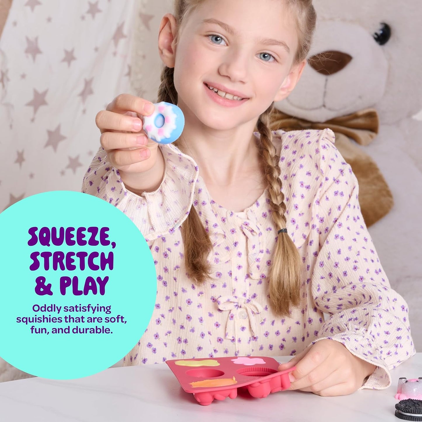 Taba Squishy Making Kit for Kids - Easter Gifts - Kids Crafts - 6 7 8 9 10 11 12 Year Old Girl Birthday Gift - Squishies Craft Kits - Arts and Crafts for Kid for 8-12 - Toys for Girls Ages 5-7