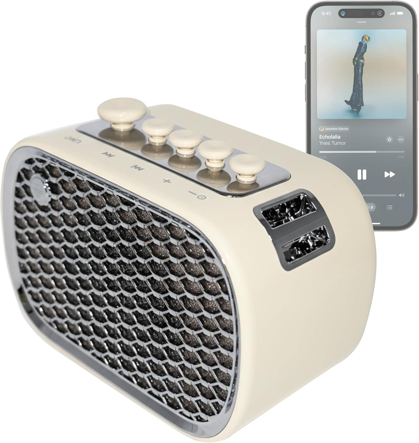 4 in 1 White Noise Machine & Gentle Bass Bluetooth Speaker, Sleep Sound Machine Portable for Baby, Adults, Travel & Office