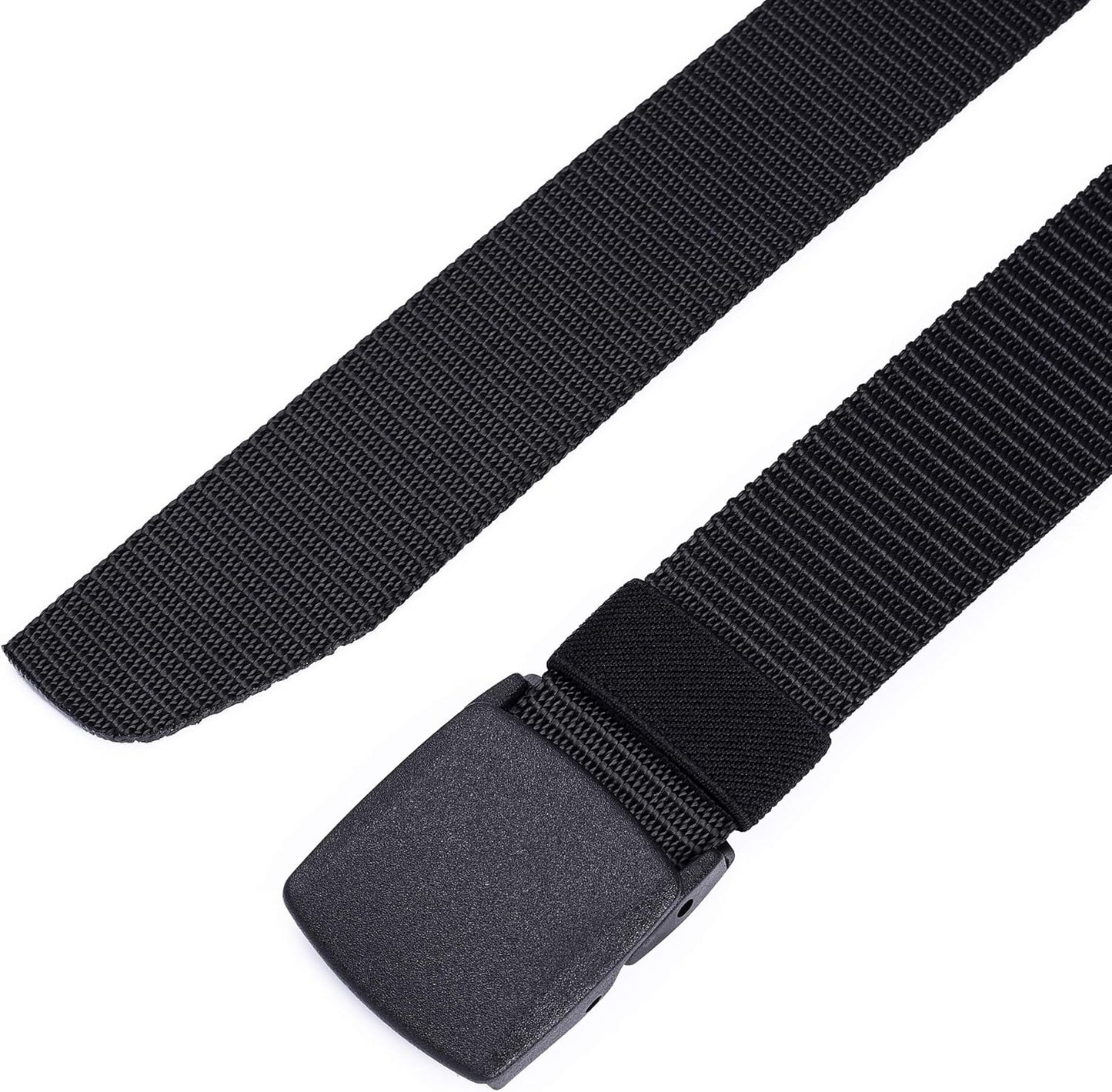 Mile High Life Nylon Web Belt Outdoor Military Belt With TSA Safe Plastic Buckle Belt