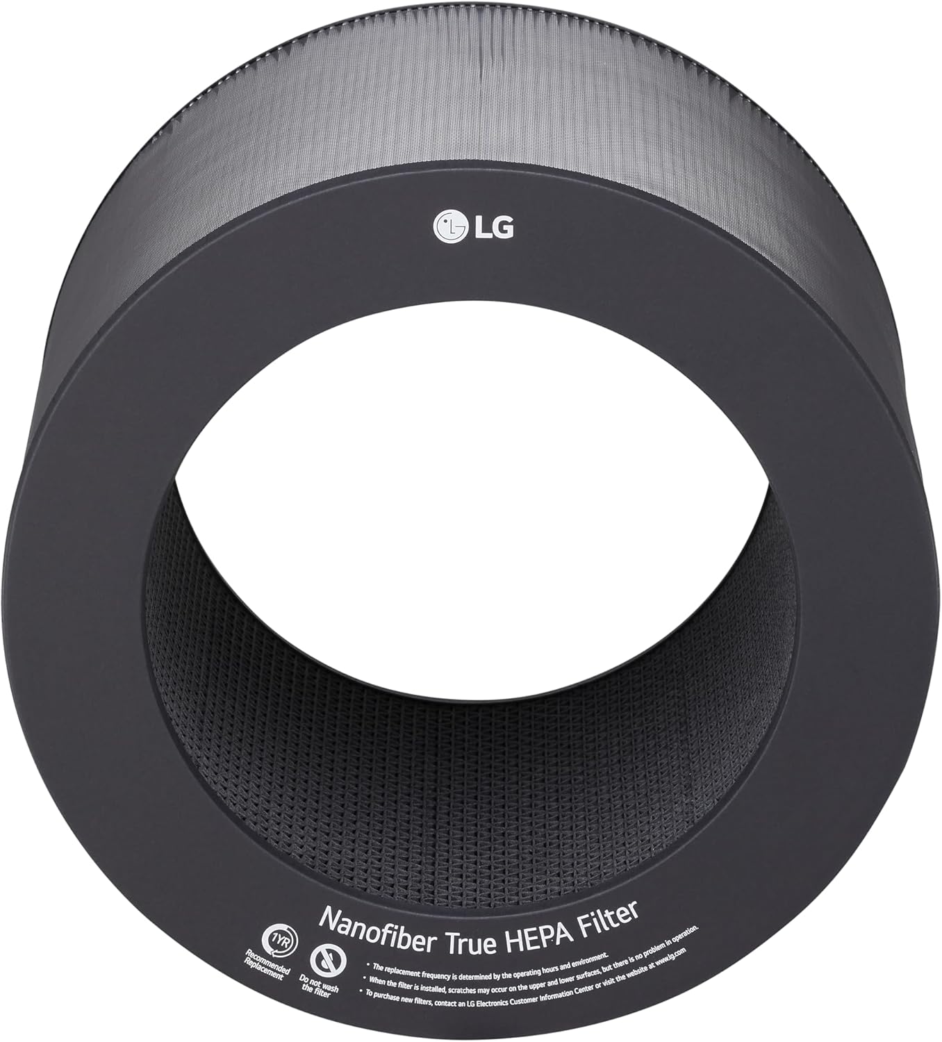 LG PuriCare 360 Air Purifiers for Home, Large and Small Room, Bedroom, Up to 2,059 ft² in 1 Hr with NanoFiber True HEPA Filter, 360 Degrees of Filtration, WiFi, Air Quality Monitor, Low Noise