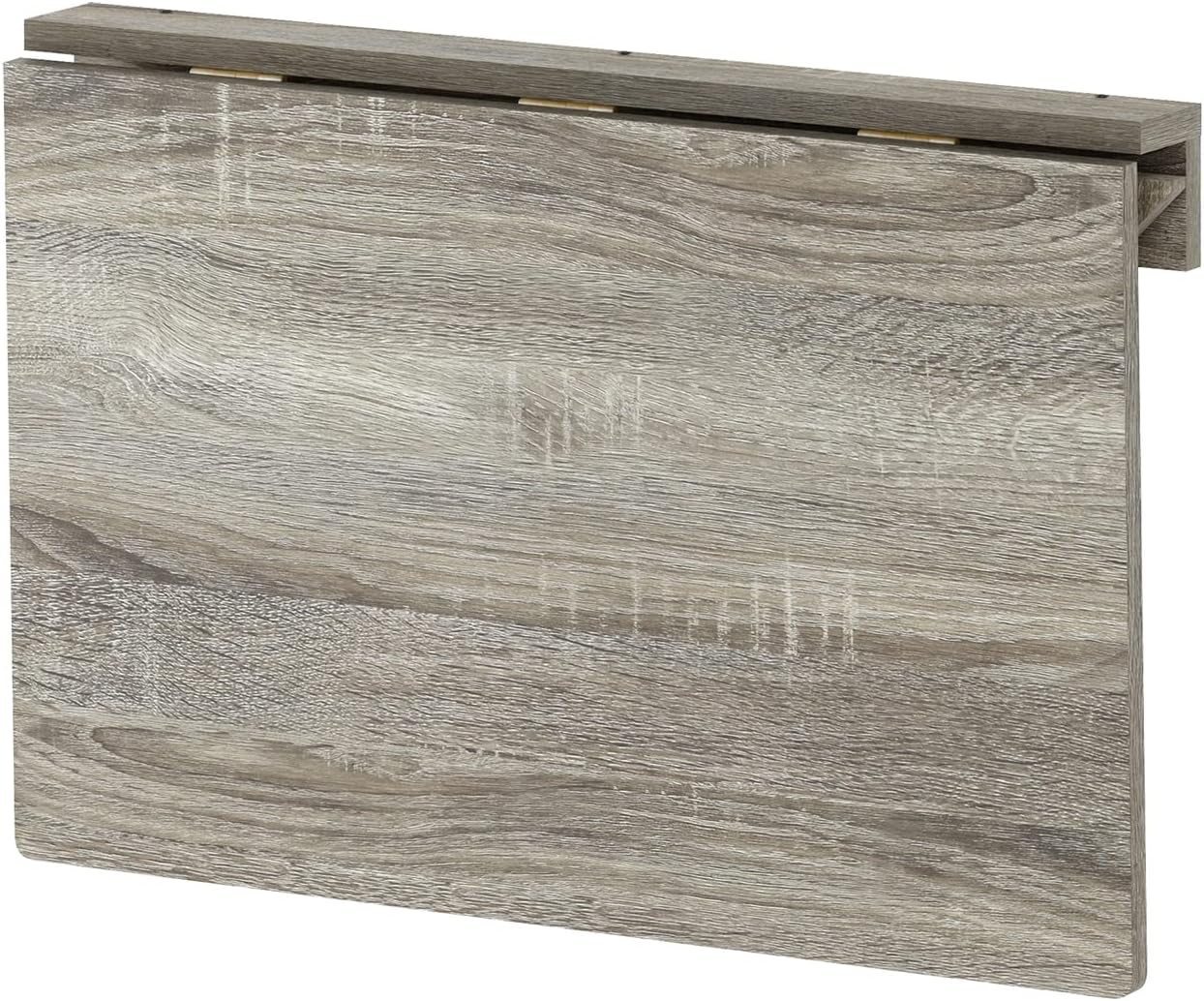 Furinno Hermite Wall Mounting Folding Table, French Oak