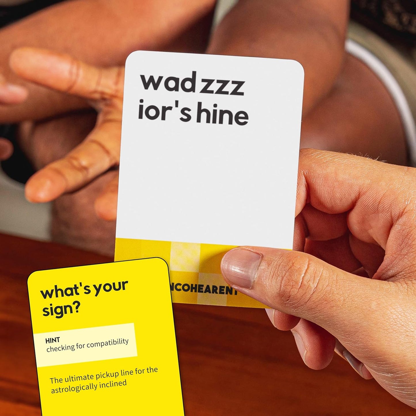 Incohearent, The Guess The Gibberish Party Game by Relatable, A Funny Card Game for Adults, Great for Bachelorette Party Games or Game Night Games, Includes 300 Cards