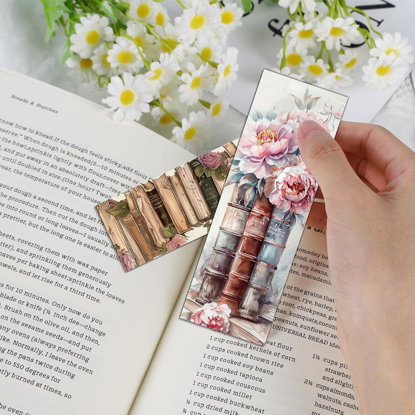 60 Pcs Vintage Book Floral Bookmarks, Cute Animal Book Marks for Reading Women Kids, Book Lover Gifts, Cute Aesthetic Bulk Bookmark Bulk, Classroom Rewards and Bookish Gift