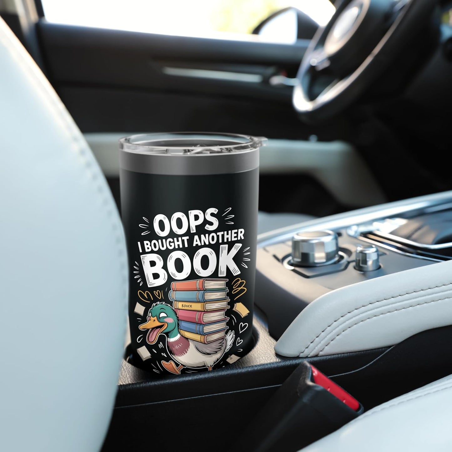 Oops I Bought Another Book Library Reader Bibliophile - Stainless Steel Insulated Tumbler