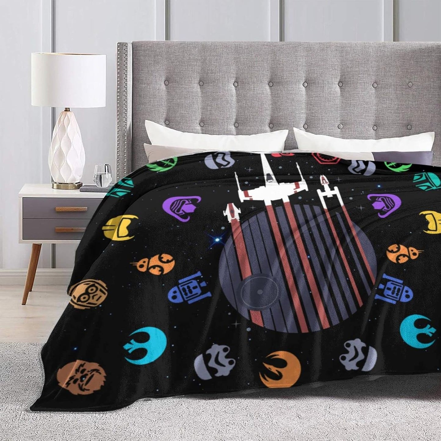 Fleece Flannel Cozy Fuzzy Fluffy Blanket for Sofa & Bed