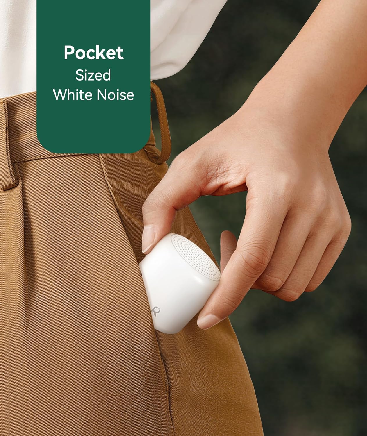White Noise Sound Machine - Portable Sound for Sleep, Travel Sound Machine for Baby Adults, 16 Nature Sound, Timer, White Noise Machine for Sleeping Office Privacy Home Gift