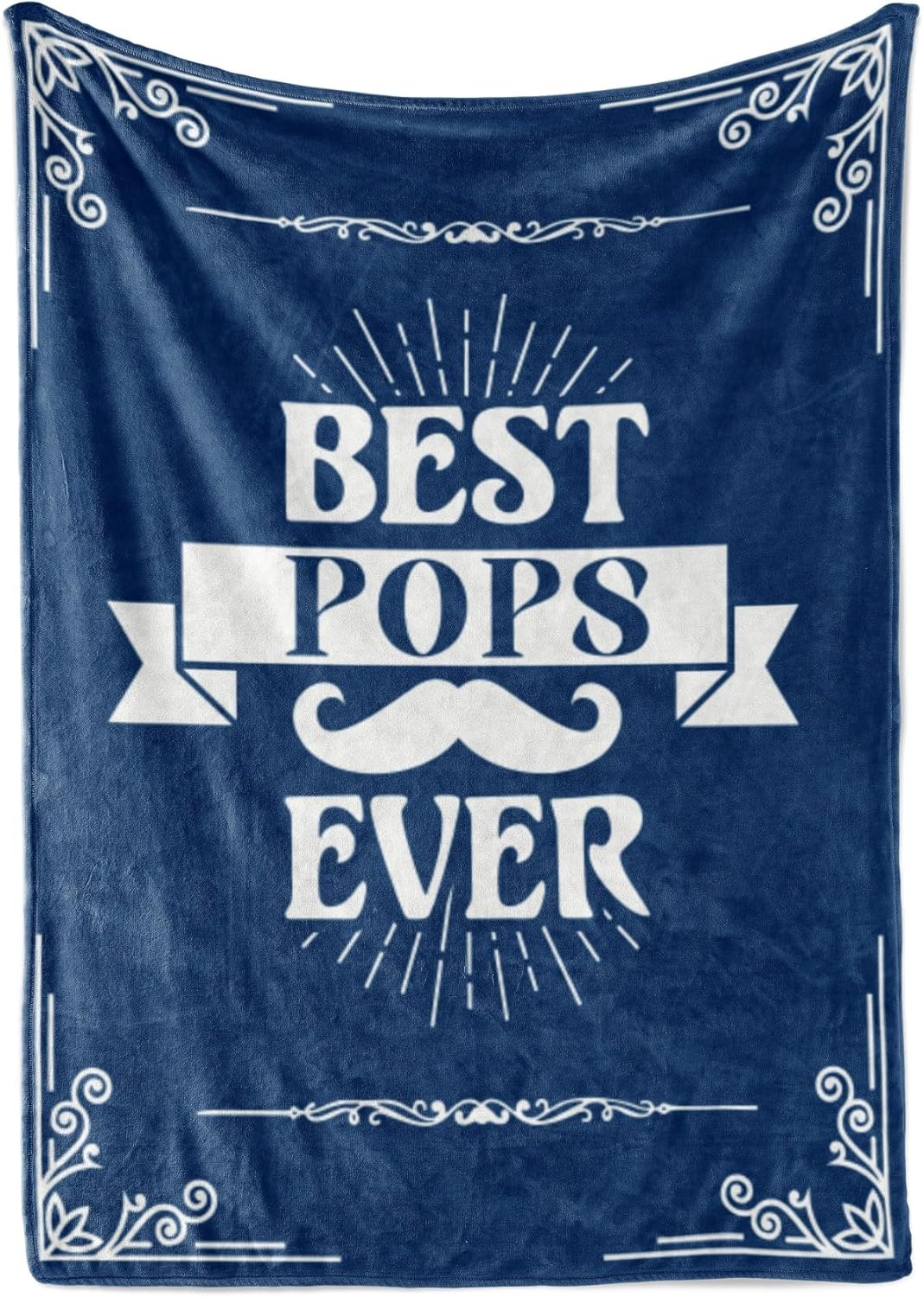 InnoBeta Pops Gifts for Grandpa, Throw Blanket for Grandfather, Presents from Grandchildren, Grandkids for Christmas, Birthday, Father's Day (50 x 65 inches)