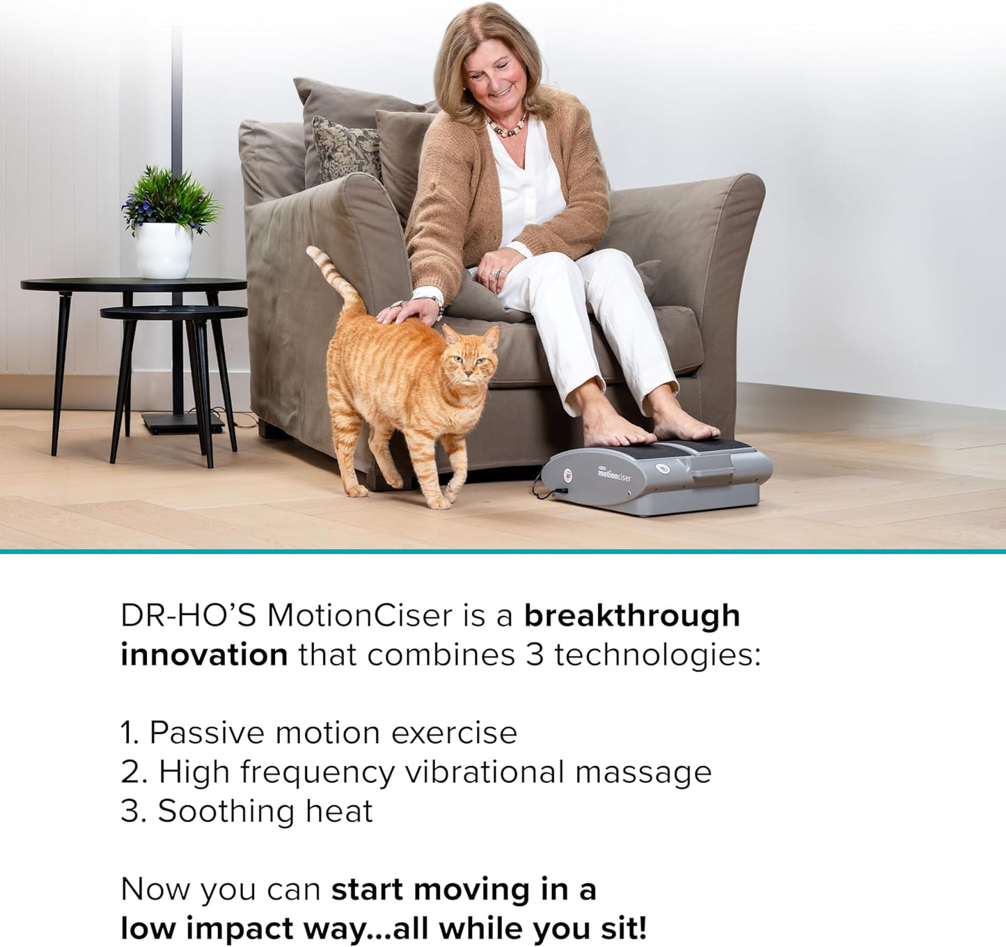 DR-HO'S MotionCiser - Passive Motion Exercise to Help Relax Tight Muscles and Joints in The Lower Limbs