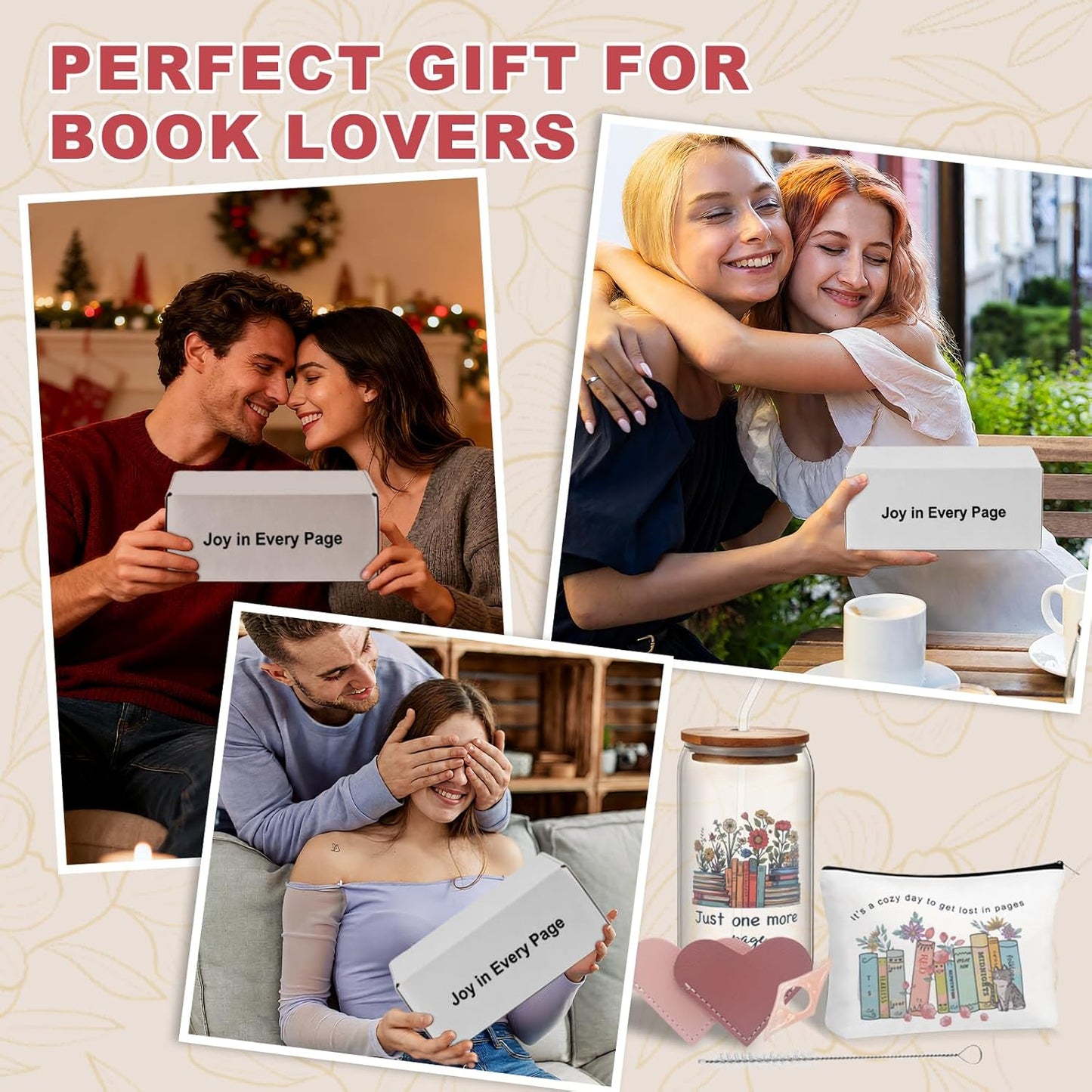 Book Lover Gifts for Women,Bookish Gifts Readers,Book Club Gift for Women, Reading Accessories for Readers and Bookworms, Birthday Present for Librarians, Teachers