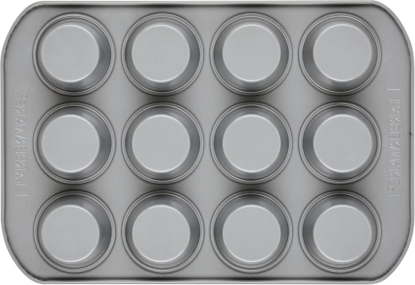Farberware 12-c. Nonstick Nonstick Bakeware Muffin Pan, Gray