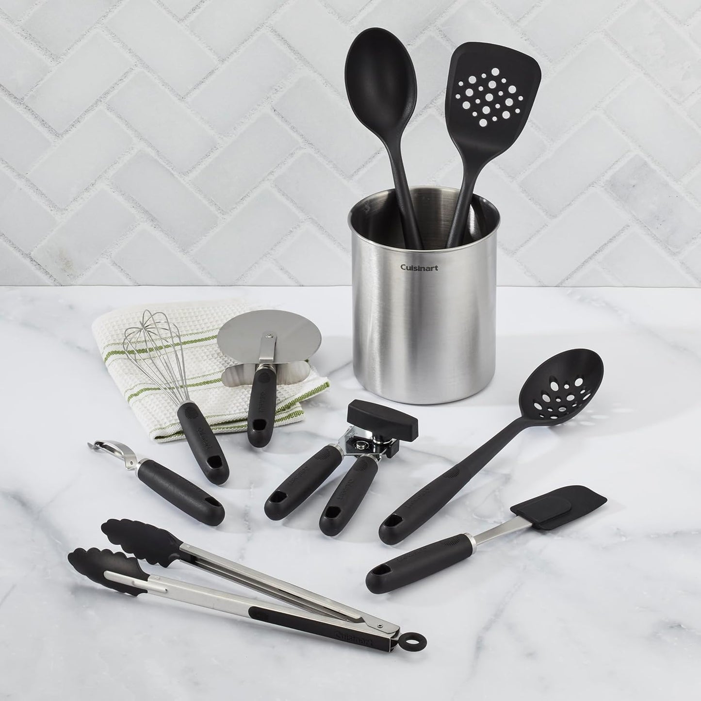 Cuisinart 10-Piece Primary Tool & Gadget Set with Stainless Steel Crock