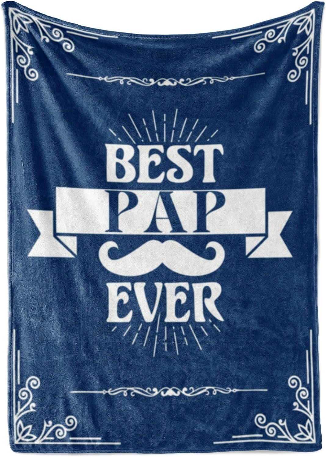 InnoBeta Pap Gifts for Grandpa, Throw Blanket for Grandfather, Presents from Grandchildren, Grandkids for Christmas, Birthday, Father's Day (50 x 65 inches)