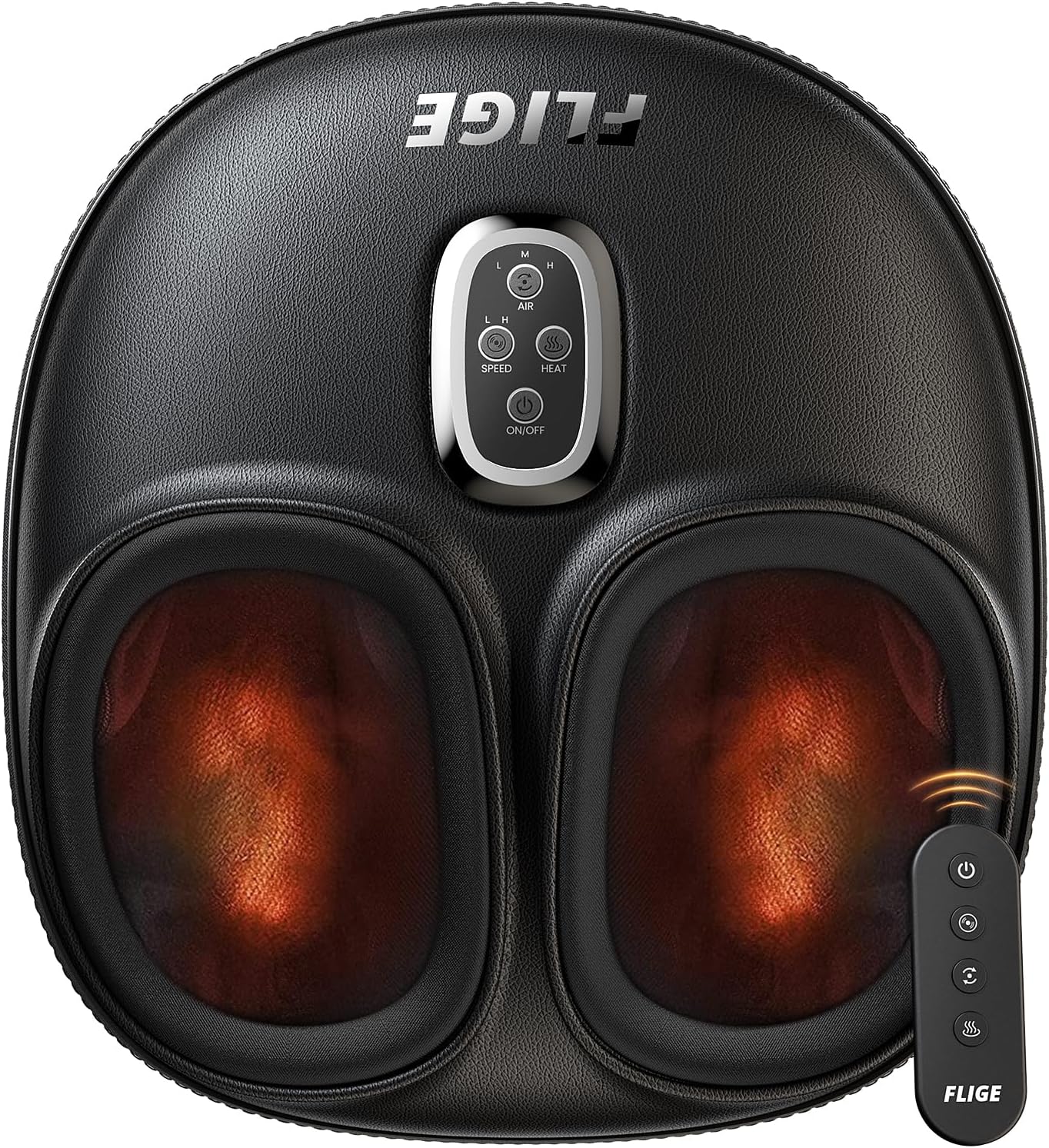 Shiatsu Foot Massager with Heat, FSA-HSA Eligible, Deep Kneading & Compression Feet Massager for Plantar Fasciitis, Neuropathy Pain Relief, Targets Heel, Arch & Toes - Fits Up to Men Size 13