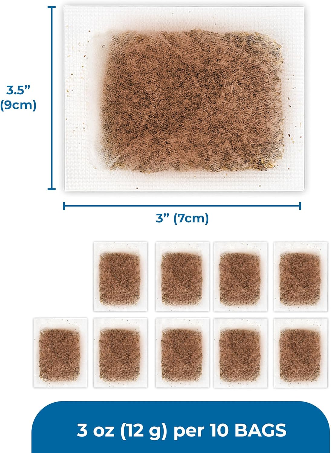 SunGrow Catappa Bags for Bettas, All The Benefits Without The Mess, Helps Mend Fins and Gills, Encourages Reproduction, Adds Beautiful Amber Color to Water, 10 pcs