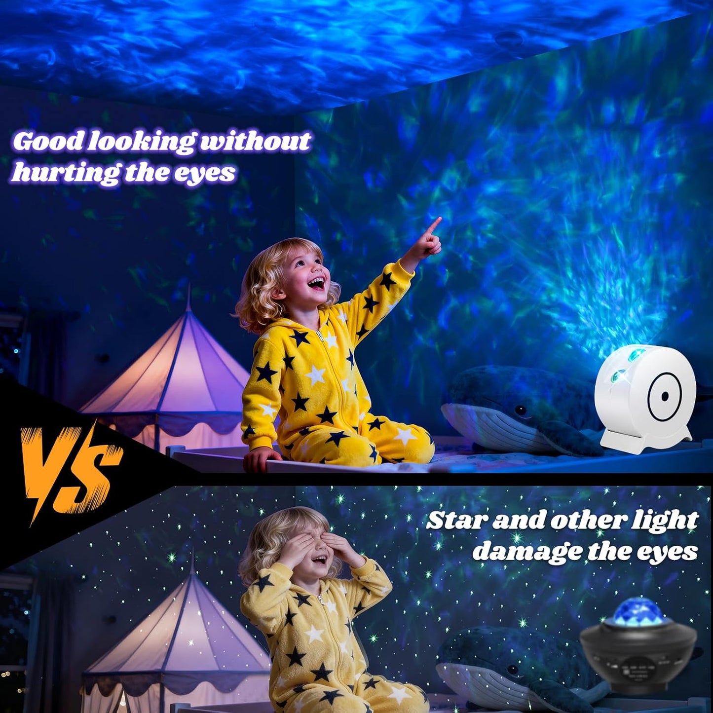Galaxy Projector, Light Projector, Night Light Projector with 41 Lighting Modes, Galaxy Light Projector with Timer and Remote, for Kids Adults, Bedroom, Home Theater, Christmas